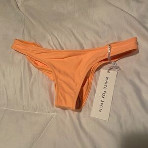 White Fox Swim Bikini Bottom Tangerine